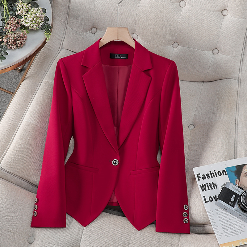 Women Formal Wear With Black Blazer - سترة رسمية نسائية عصرية جديدة باللون