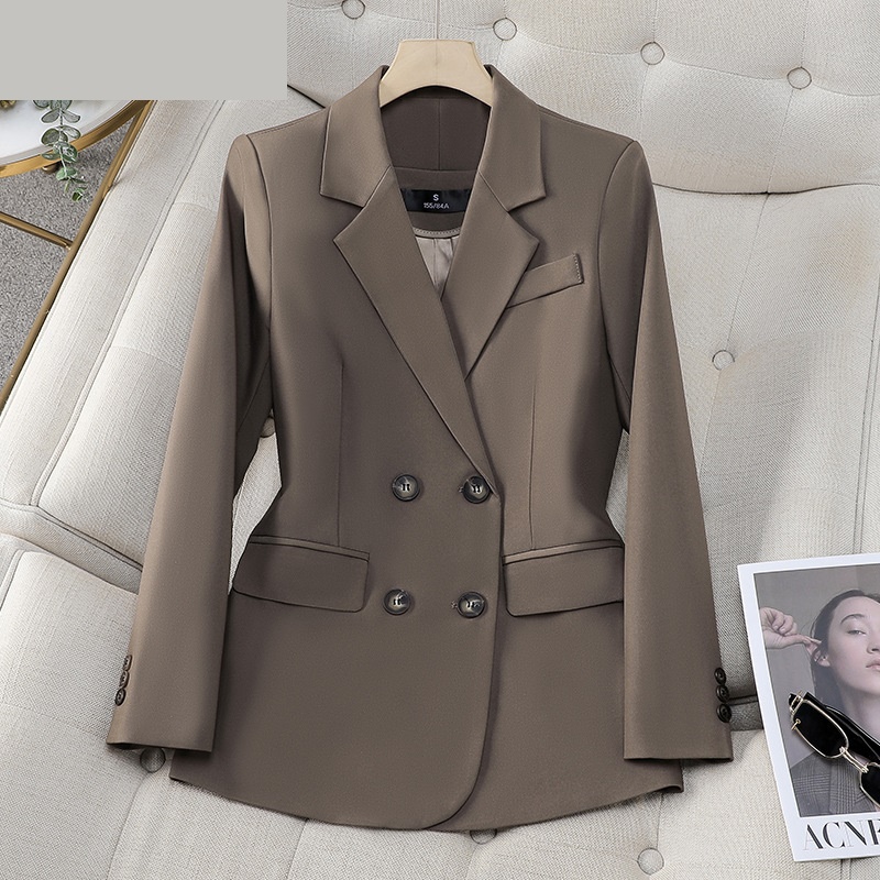 Women Formal Wear With Black Blazer - سترة نسائية مزدوجة الصدر ، سترة