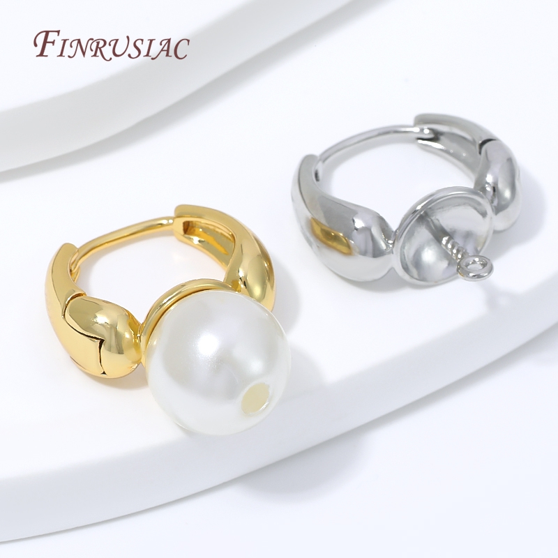 Pearl Earring Stud - مشبك أقراط على شكل قطرة ماء
