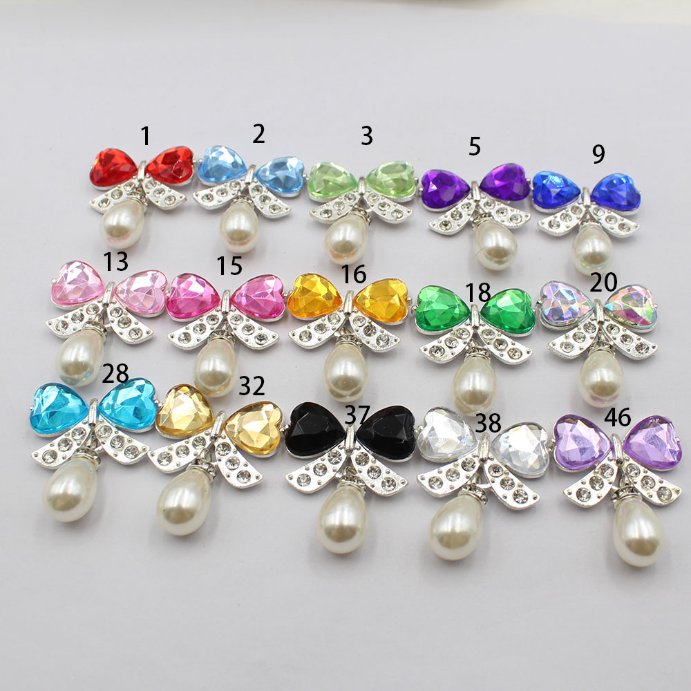 Pearl Earring Stud - المبيعات المباشرة لـ 5 قطع/مجموعة فيونكة
