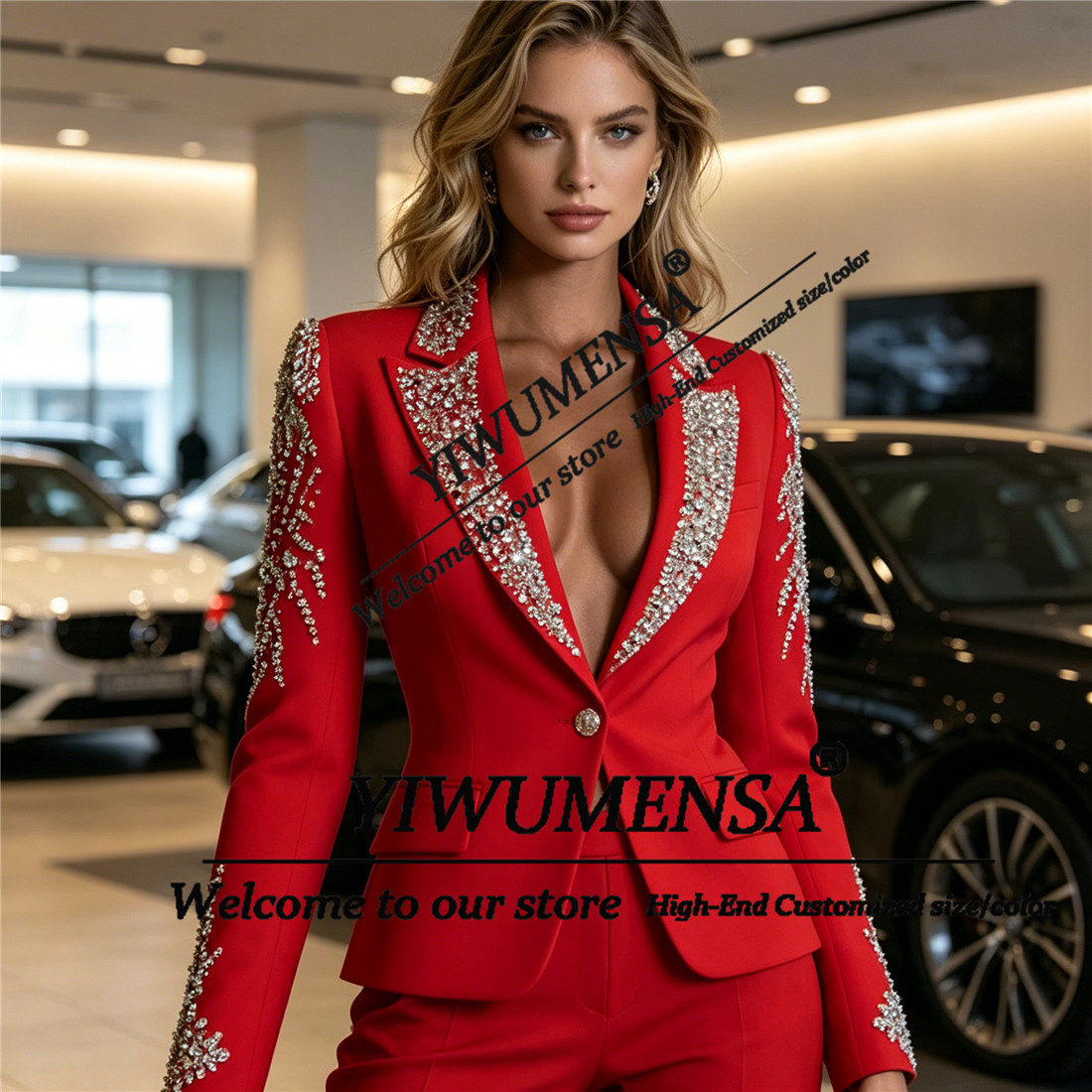 بدلات نسائية فاخرة من قطعتين م - مراجعة Women Formal Wear Set وسعره