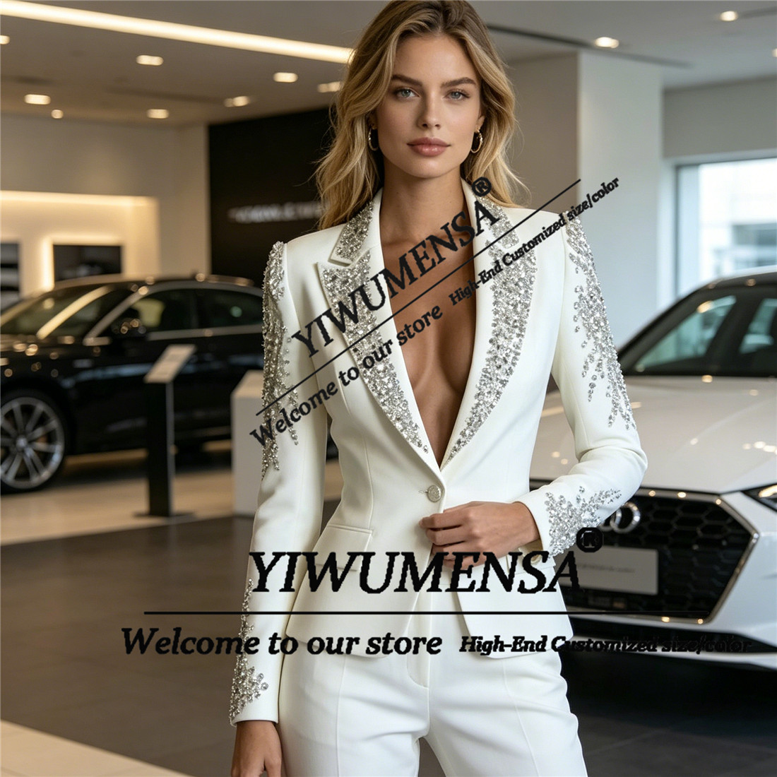 بدلات نسائية فاخرة من قطعتين م - مراجعة Women Formal Wear Set وسعره