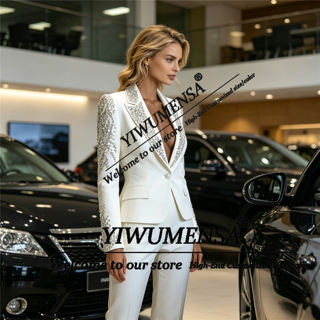 بدلات نسائية فاخرة من قطعتين م - مراجعة Women Formal Wear Set وسعره