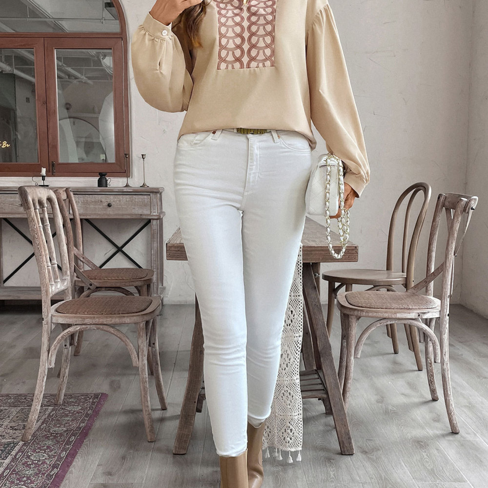 بلوزة نسائية أنيقة بتصميم ريتر - مراجعة Women'S Elegant Formal Wear وسعره