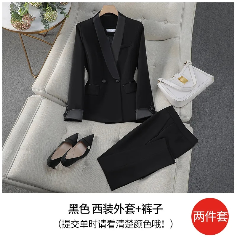 أنيقة أحمر أسود المرأة بدل رجا - مراجعة Women Formal Wear With Black Blazer وسعره