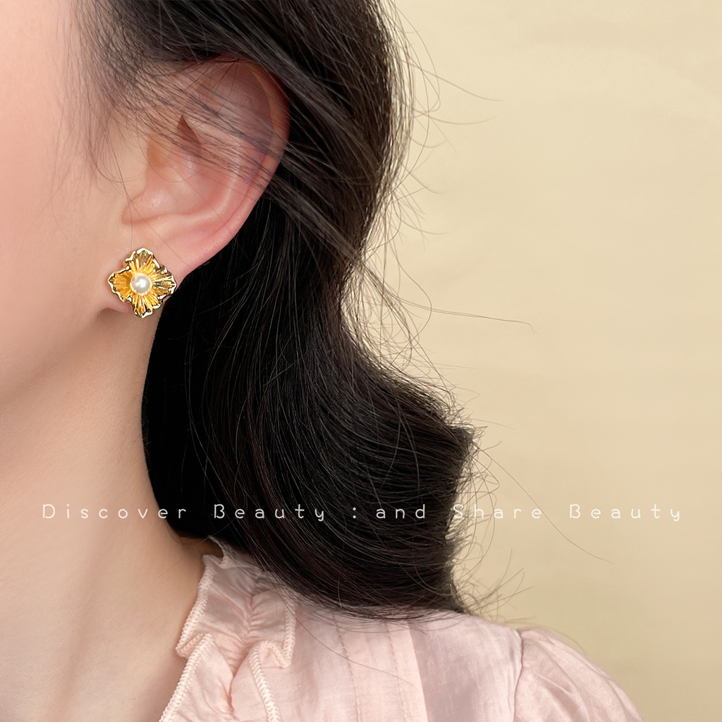 إكسسوارات DIY أقراط لؤلؤ الميا - مراجعة Pearl Earring Stud وسعره