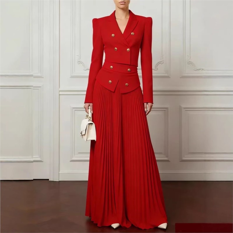 طقم أنيق من قطعتين: سترة بليزر - مراجعة Female Formal Wear وسعره