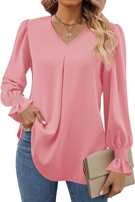 قميص نسائي بأكمام طويلة ربيعي  - مراجعة Women'S Formal Wear Blouse وسعره