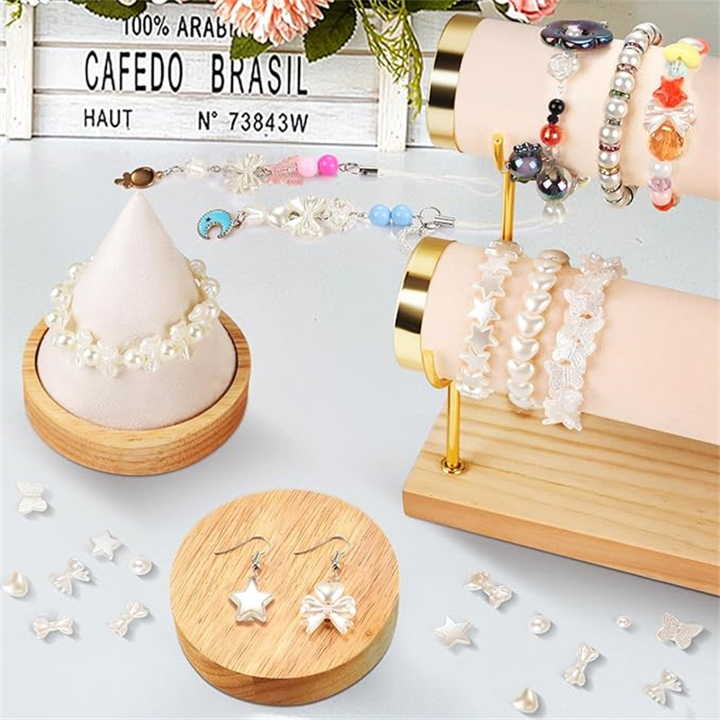 20 قطعة/الحقيبة شريط أكريليك ا - مراجعة Pearl Earring Stud وسعره